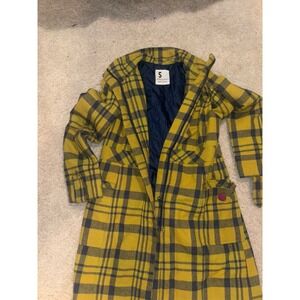 Yellow & Black Plaid Hooded Jacket - Size S, Soia & Kyo x Xhilaration